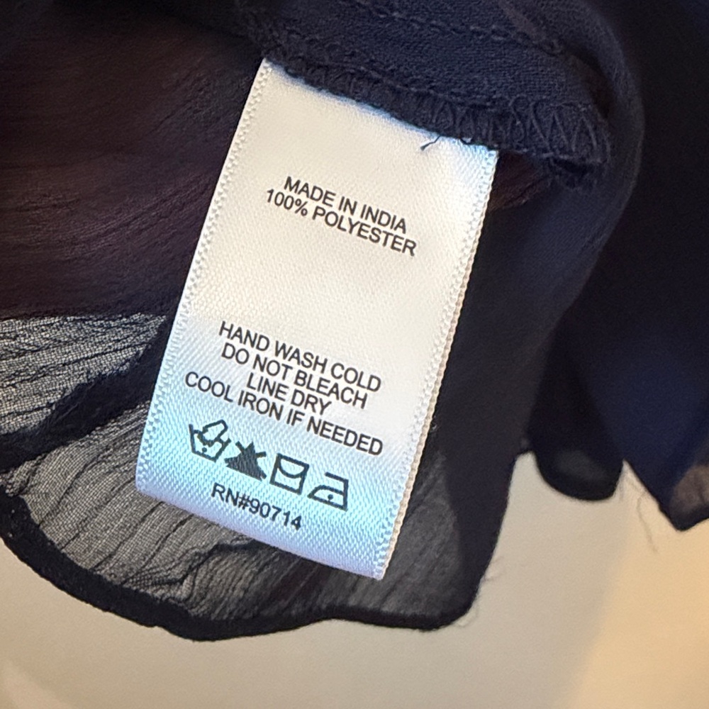 Cece Chiffon Button Down Blouse - image 8